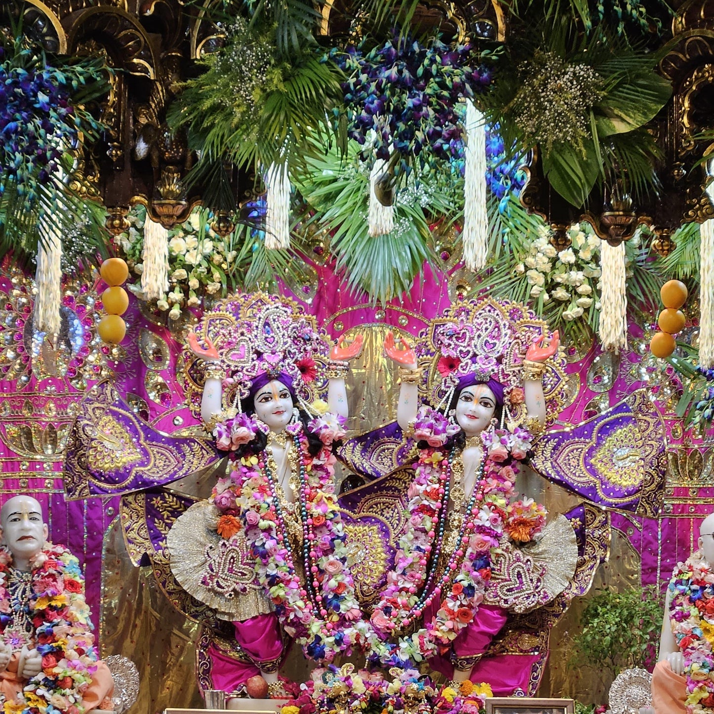 Divya Raas Purple Laddu Gopal Poshak - Devaya