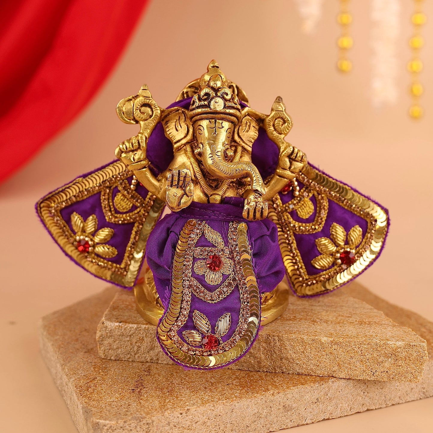 Divya Raas Purple Dhoti Patka