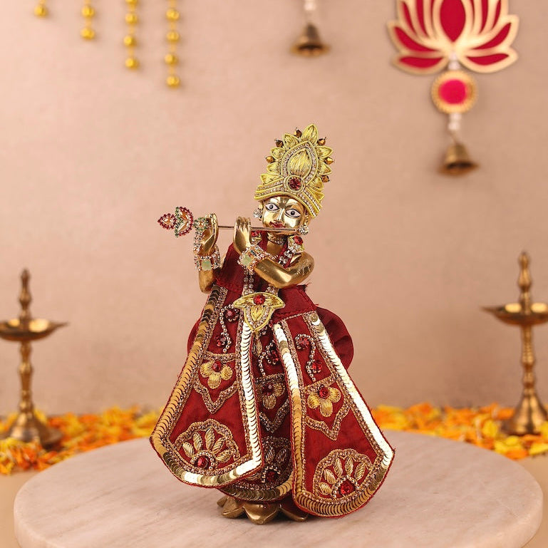 Divya Raas Maroon Dhoti Patka - Devaya