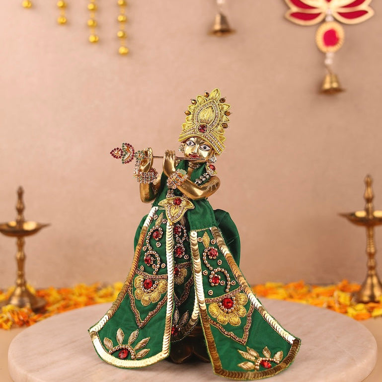 Divya Raas Green Dhoti Patka