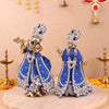 Saawan Sugandh Royal Blue Lehenga Dhoti with Patka
