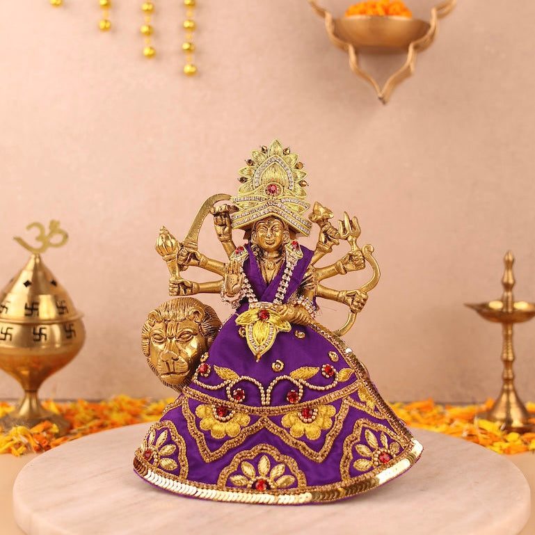 Divya Raas Purple Lehenga Patka