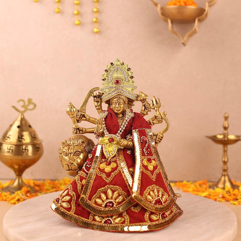 Divya Raas Maroon Lehenga Patka