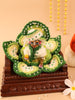 Tulsiya Green Wool Laddu Gopal Poshak 2 Pc Set