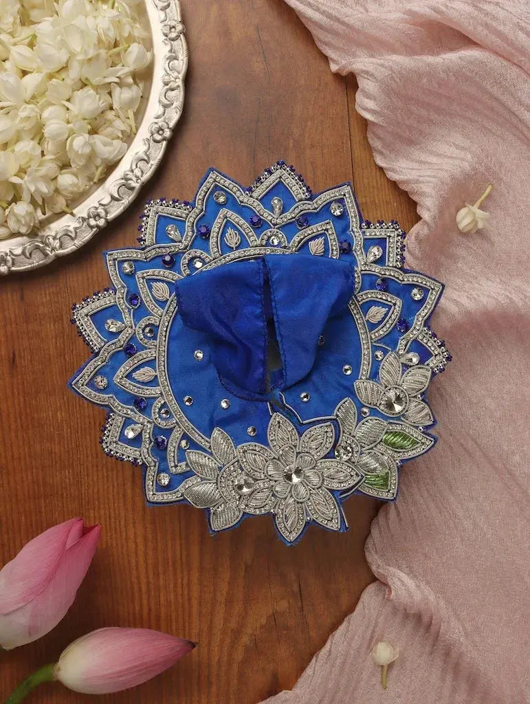 Saawan Sugandh Royal Blue Laddu Gopal Poshak - Devaya