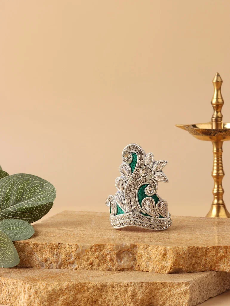 Saawan Sugandh Emerald Green Dhoti Patka - Devaya