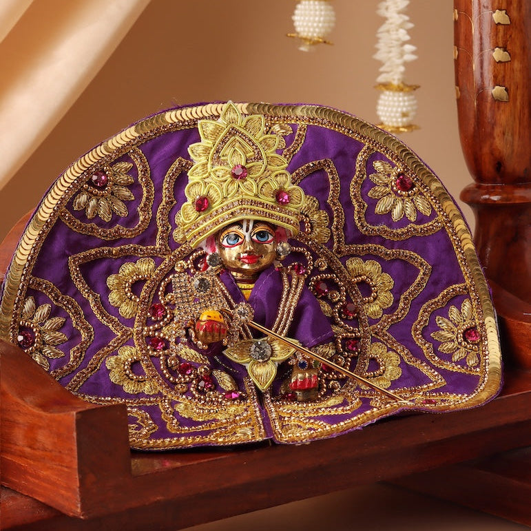Divya Raas Purple Laddu Gopal Poshak - Devaya