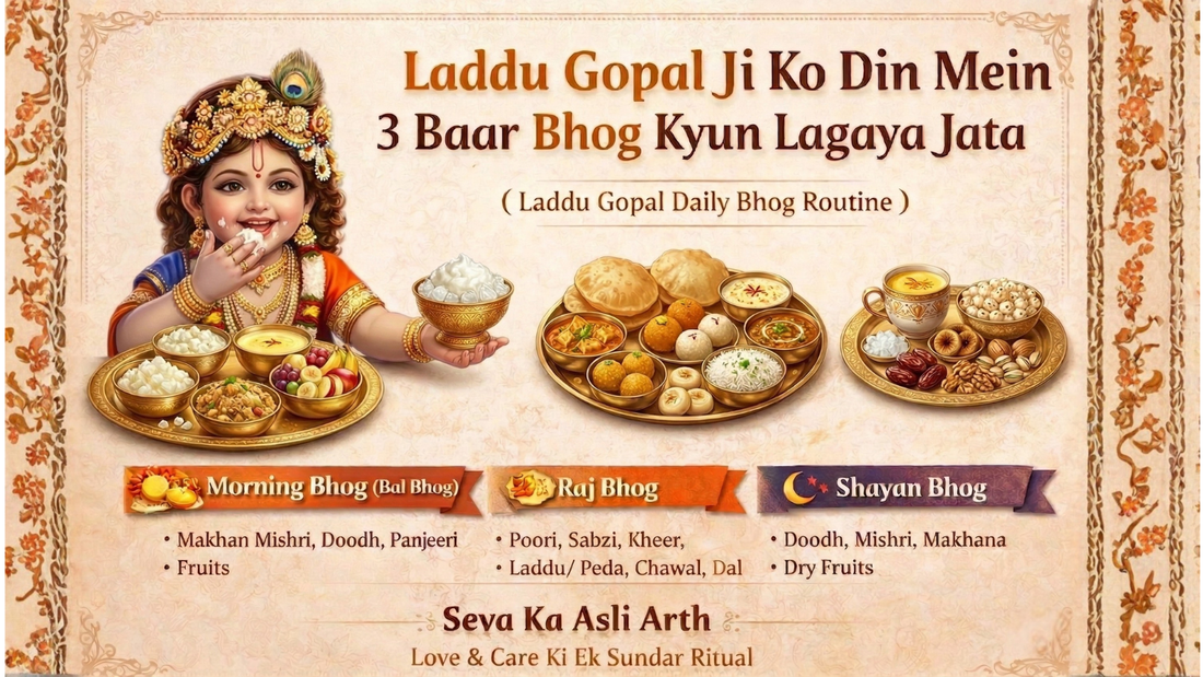 Laddu Gopal Ko Roz Kya Bhog Lagaye?