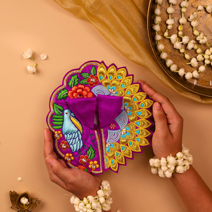 Prem Sandesh Purple Laddu Gopal Poshak