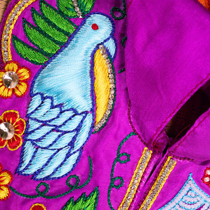Prem Sandesh Purple Laddu Gopal Poshak