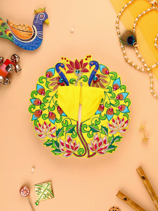 MayurPushp Yellow Laddu Gopal Poshak