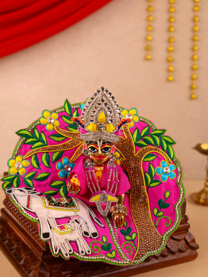 Gaukripa Magenta Laddu Gopal Poshak