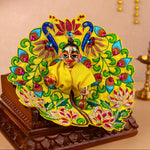 Mayur Pushp Yellow Laddu Gopal Poshak