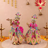 Indradhanu Magenta Lehenga Dhoti with Patka & Shringar Set