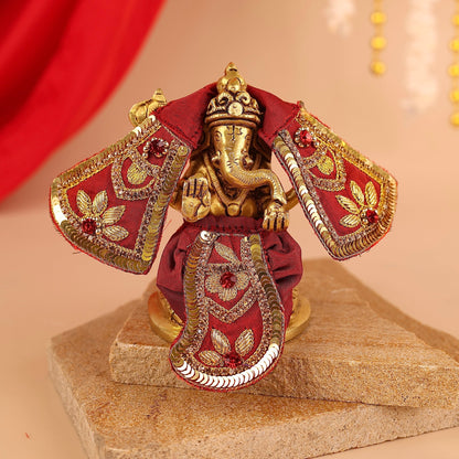 Divya Raas Maroon Dhoti Patka
