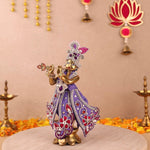 Pushp Mala Lavender Dhoti Patka