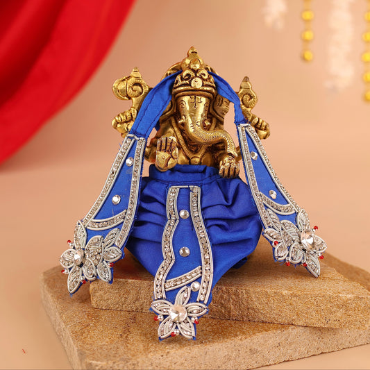 Saawan Sugandh Royal Blue Dhoti Patka