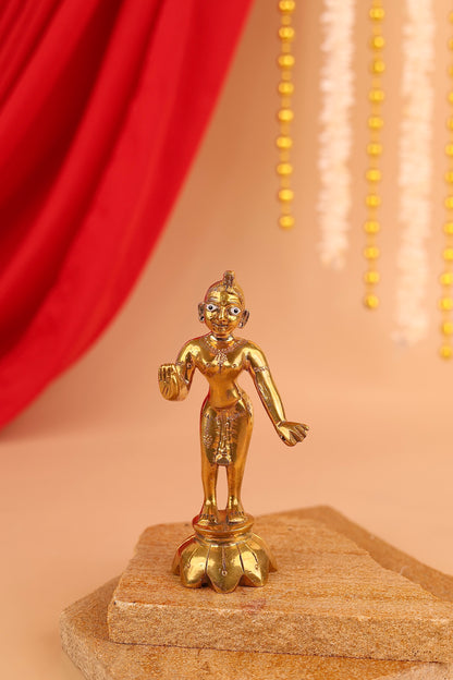 Radha Krishna Brass Idol