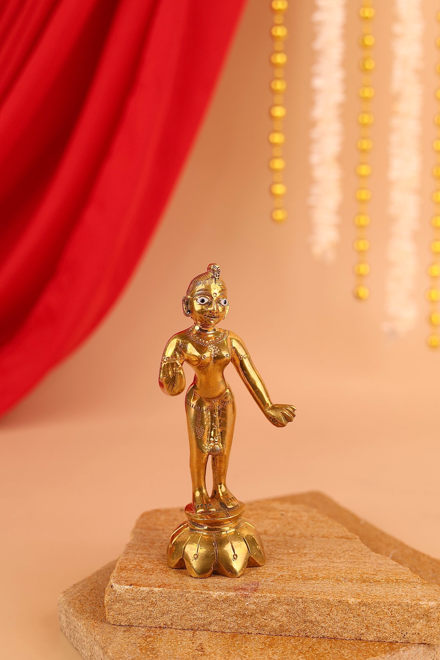 Radha Krishna Brass Idol