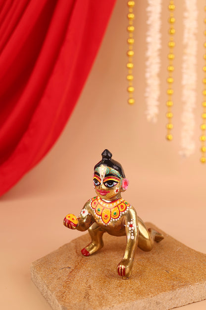 Laddu Gopal Brass Idol