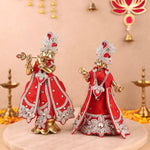 Saawan Sugandh Red Lehenga Dhoti with Patka
