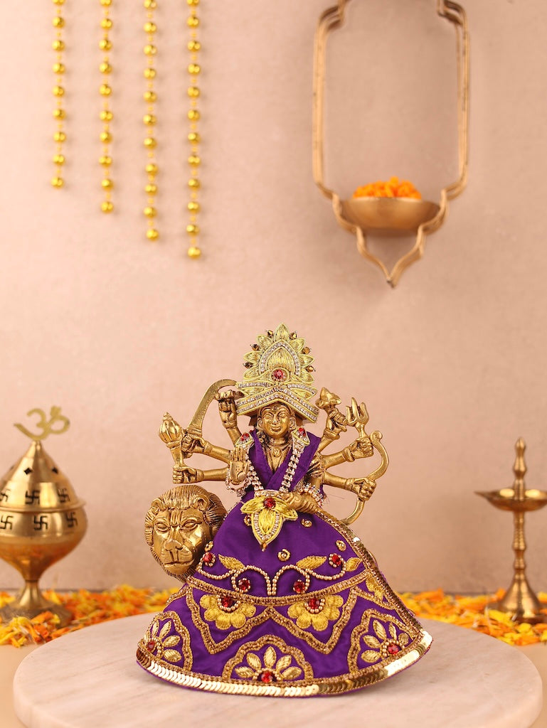 Divya Raas Purple Lehenga & Shringar Set