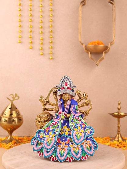 Indradhanu Blue Lehenga & Shringar Set