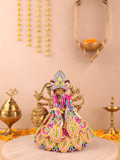 Indradhanu Magenta Lehenga & Shringar Set