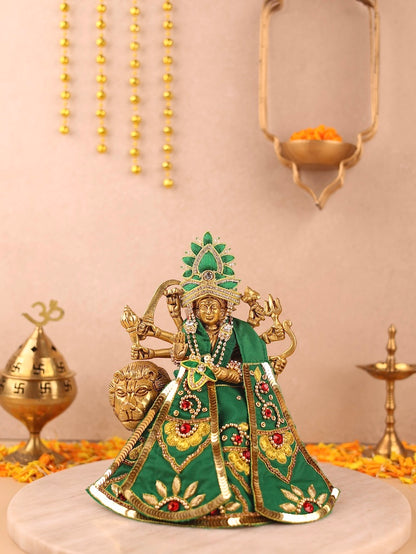 Divya Raas Green Lehenga & Shringar Set