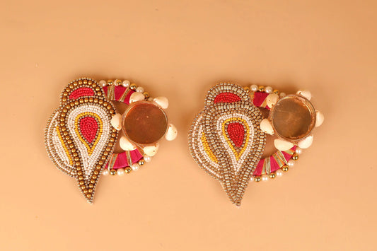 Shankhdeep T-Light Holders - Set of 2pcs Devaya