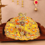 Pushp Mala Yellow Laddu Gopal Poshak