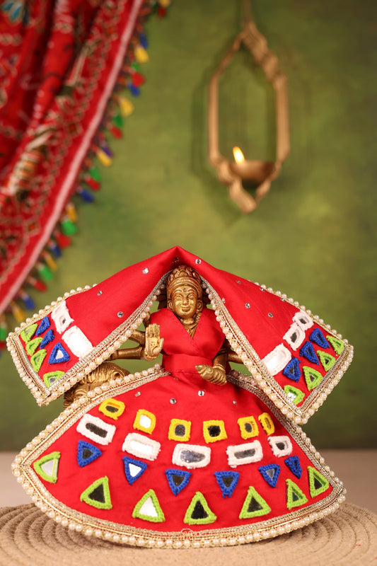 Rangilo Red Lehenga Odhni
