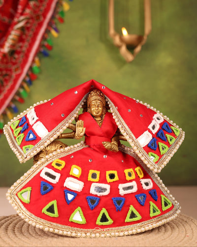 Rangilo Red Lehenga Odhni