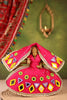 Madhuro Magenta Lehenga Odhni