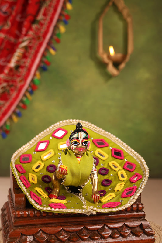 Garbo Green Laddu Gopal Poshak