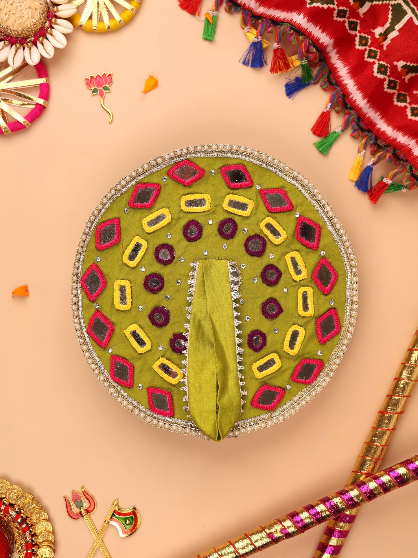 Garbo Green Laddu Gopal Poshak