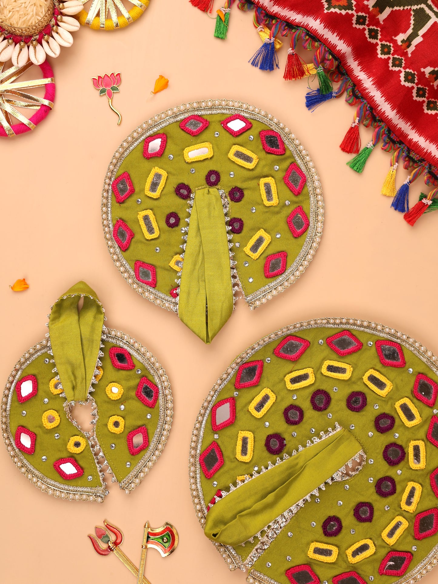 Garbo Green Laddu Gopal Poshak