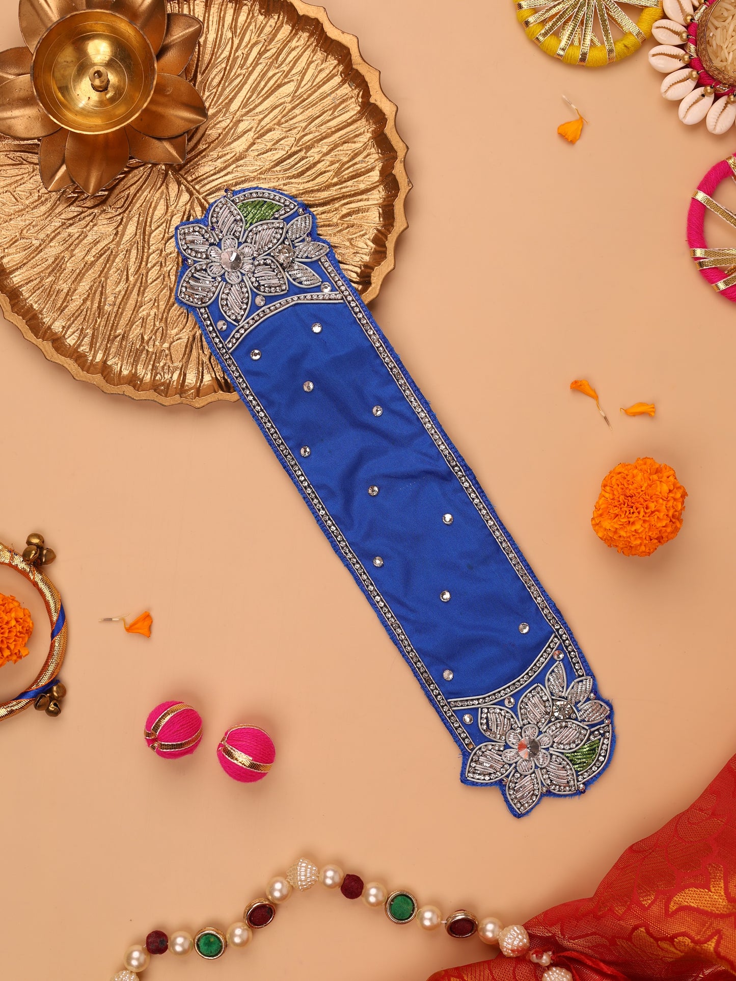 Saawan Sugandh Blue Odhni