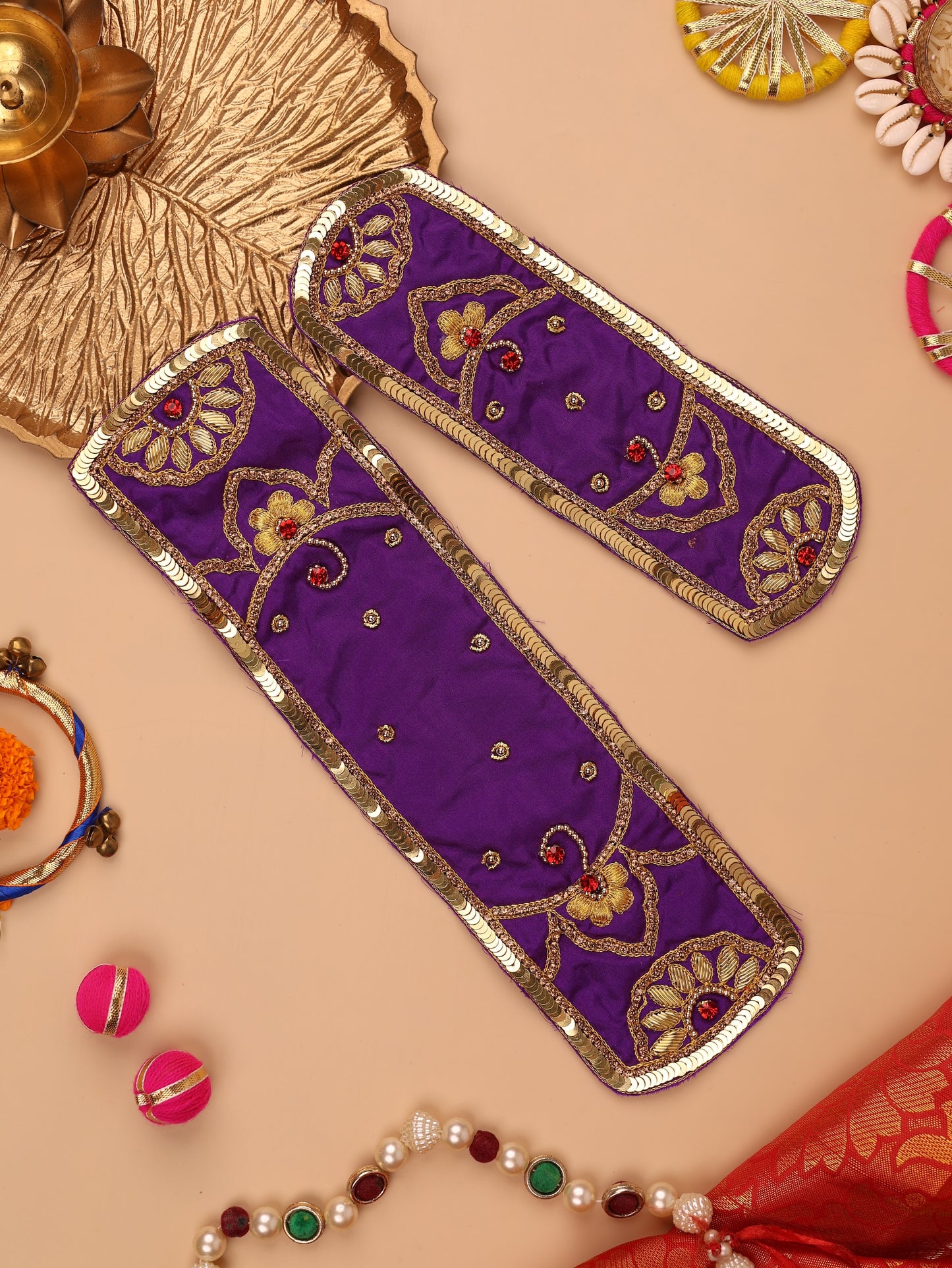 Divya Raas Purple Odhni