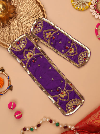 Divya Raas Purple Odhni