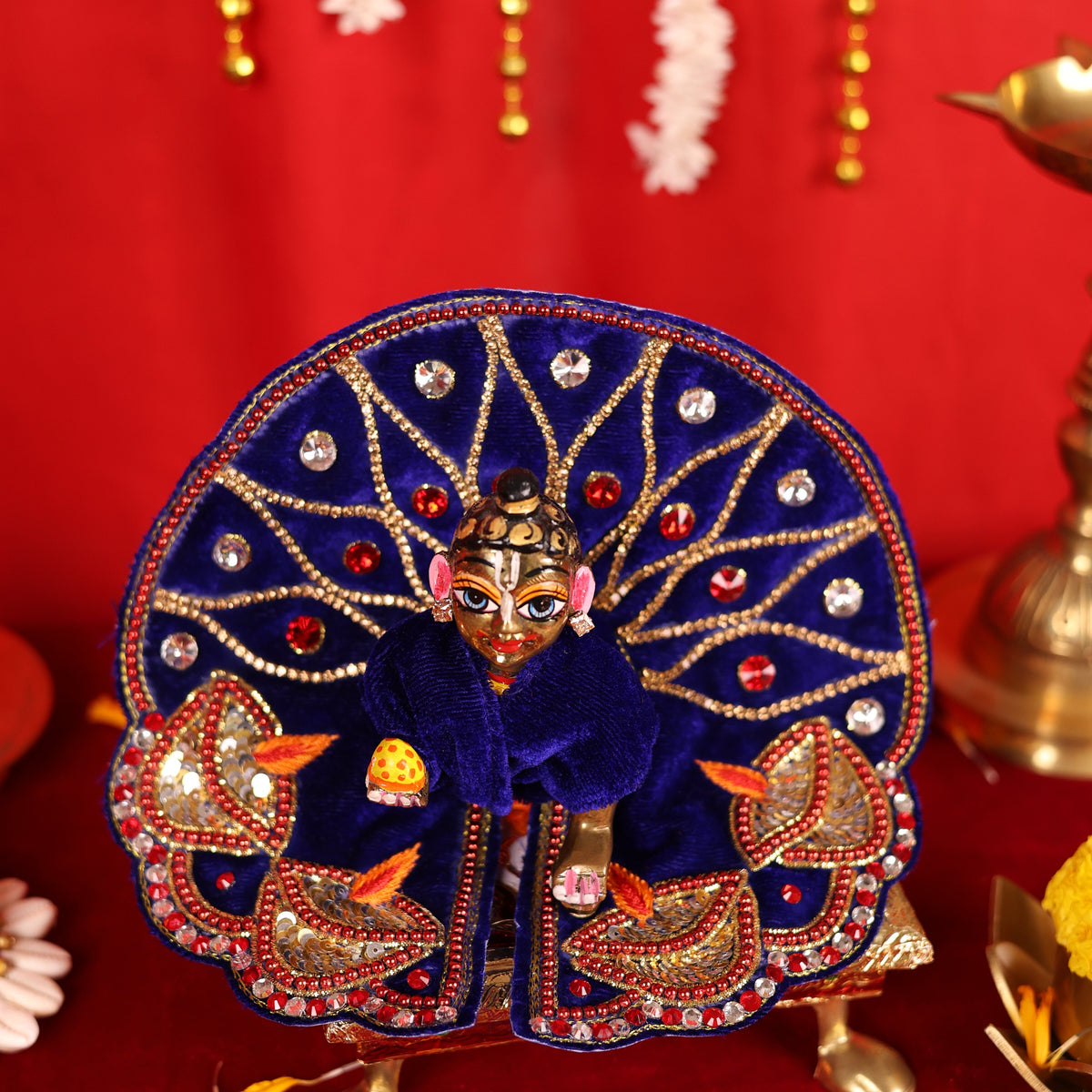 Deepotsav Blue Laddu Gopal Poshak