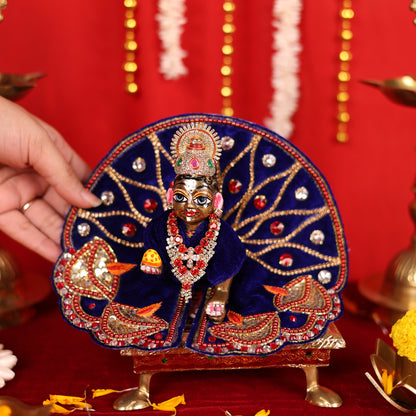 Deepotsav Blue Laddu Gopal Poshak