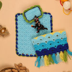 Mayur Laddu Gopal Bedding Set - 3 Pc