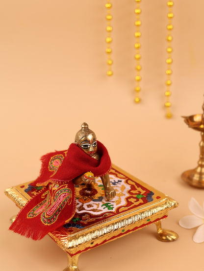 Madhavi Maroon Pashmina Shawl