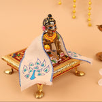 Moranjali White Pashmina Shawl