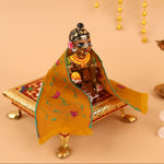 Muralidhar Mustard Pashmina Shawl
