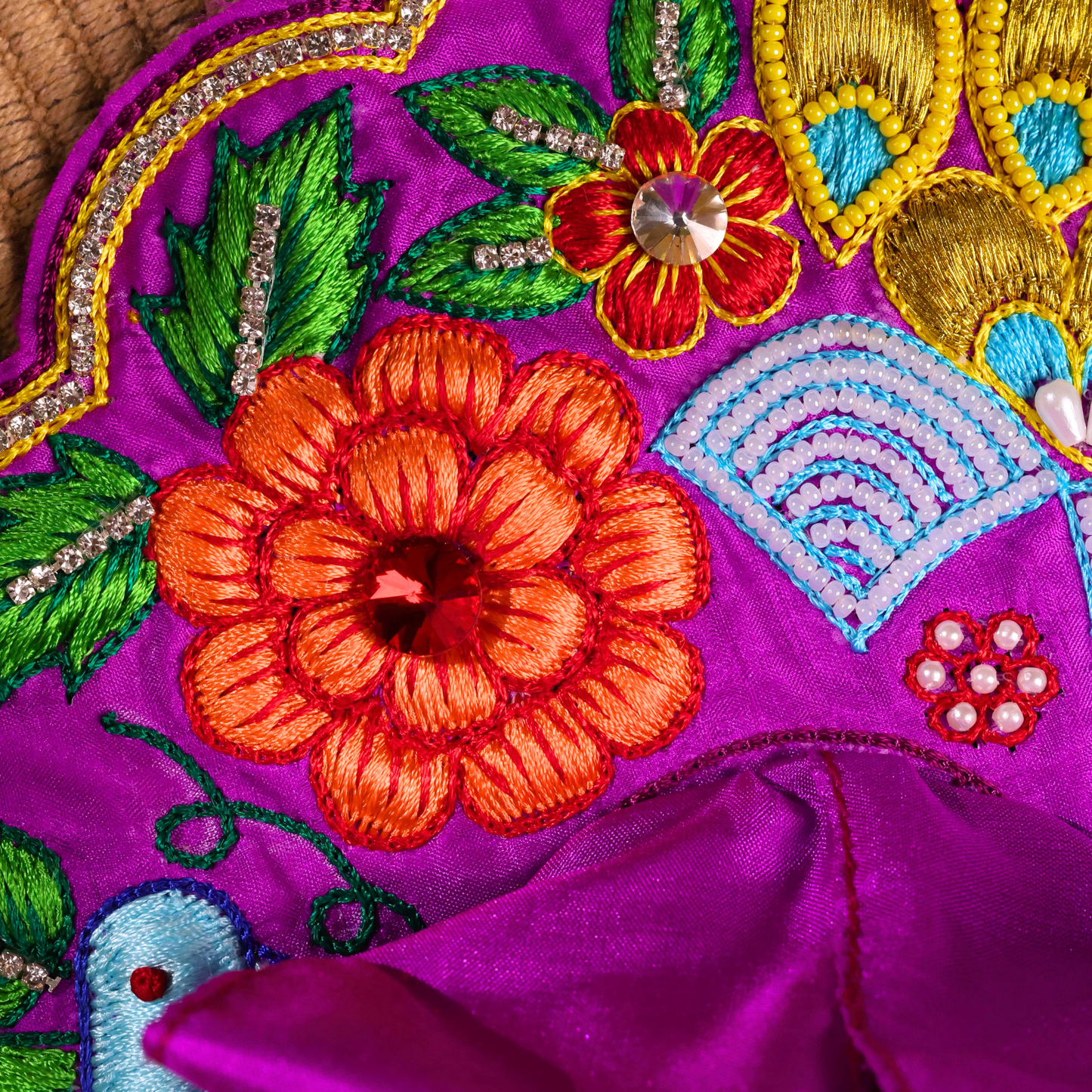 Prem Sandesh Purple Laddu Gopal Poshak