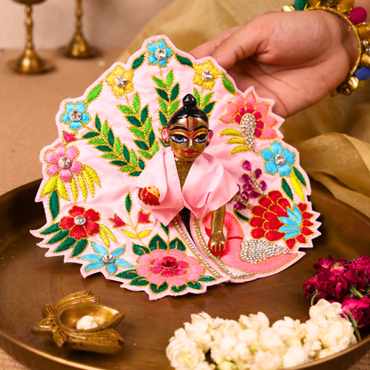 Kusum Sarovar Pink Laddu Gopal Poshak