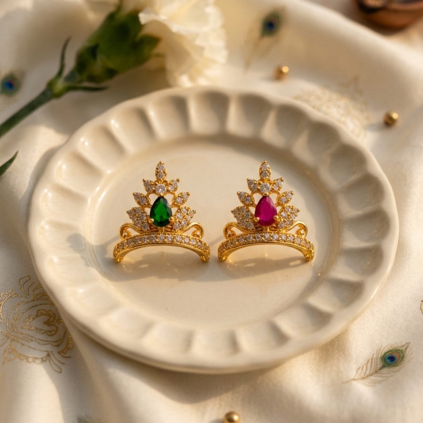 Angoor Laddu Gopal Mukut - Size 0