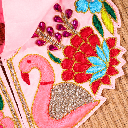 Kusum Sarovar Pink Laddu Gopal Poshak